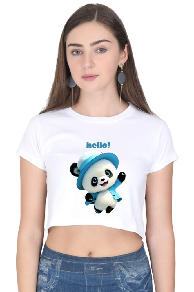 Panda Crop top