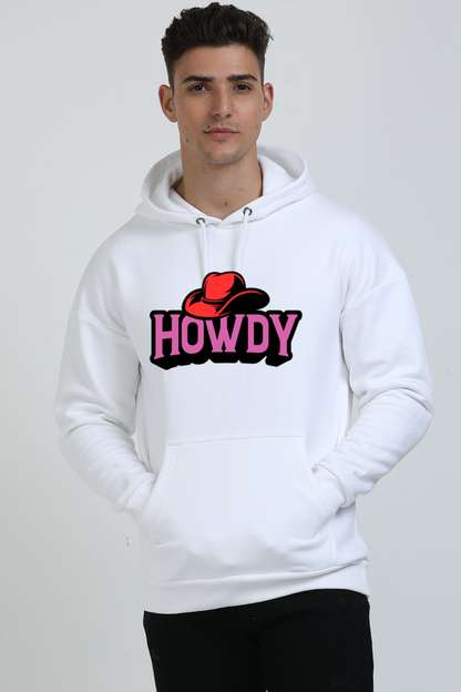 Howdy oversized hooded sweatshirt