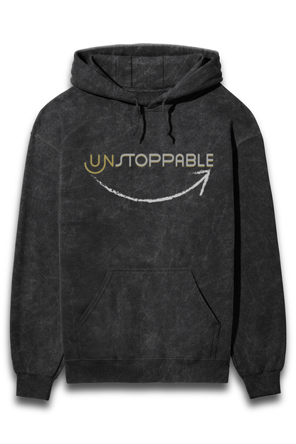 Unstoppable Acid wash Hooded sweatshirt