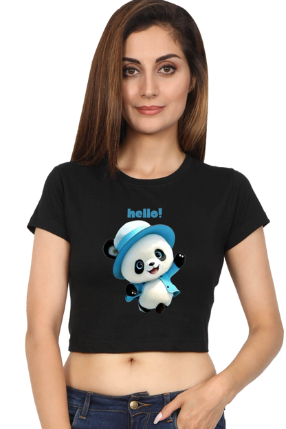 Panda Crop top