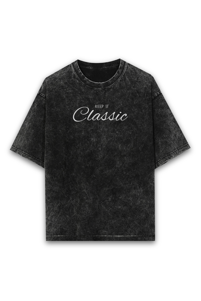 Classic Acid wash oversized T-shirt