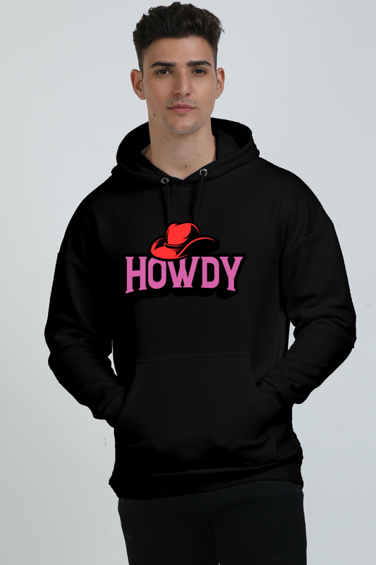 Howdy oversized hooded sweatshirt