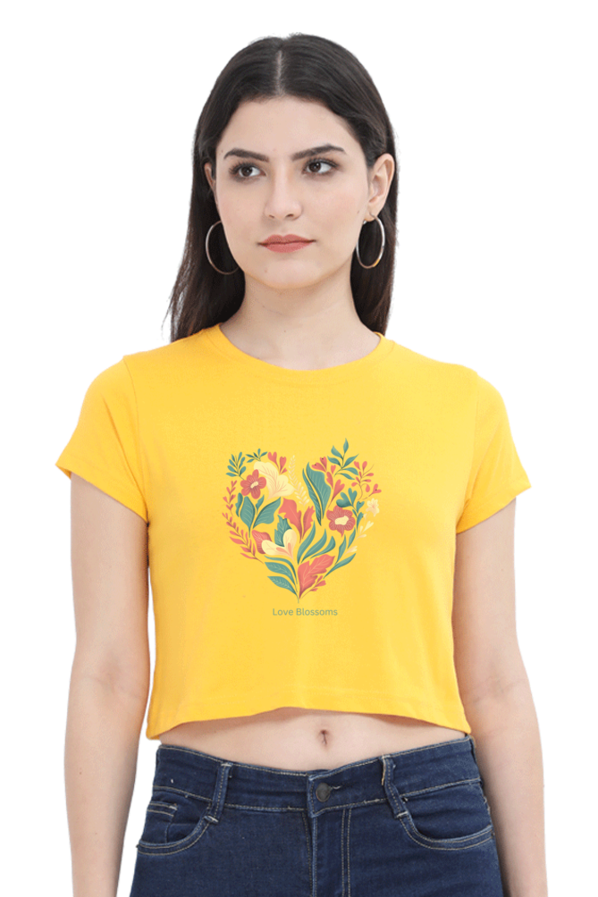 Love Blossom Crop top