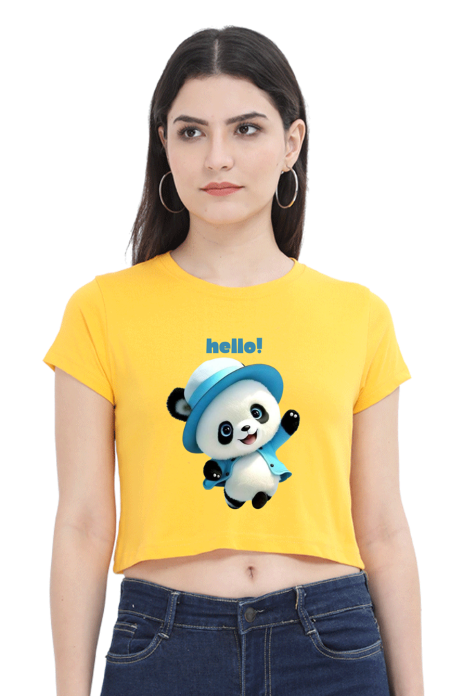 Panda Crop top