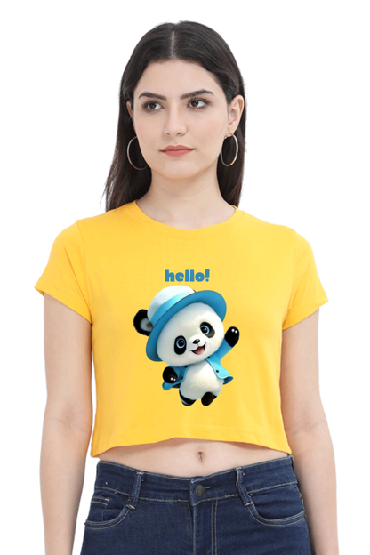 Panda Crop top