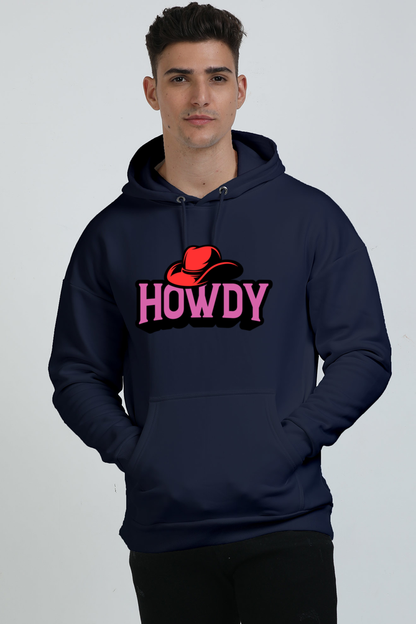 Howdy oversized hooded sweatshirt