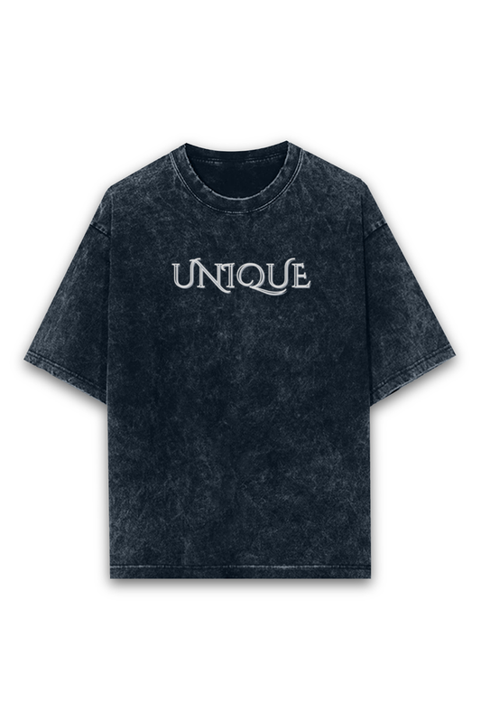 Acid wash Unique oversized T-shirt