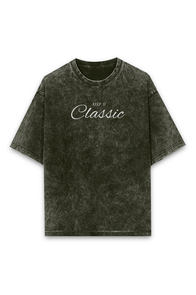 Classic Acid wash oversized T-shirt